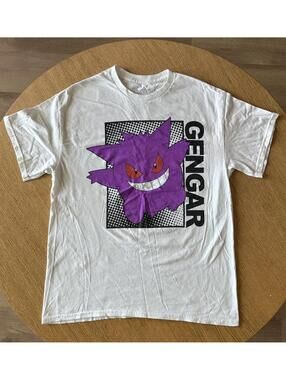 Pokemon Gengar Graphic Men's T-Shirt Size Medium